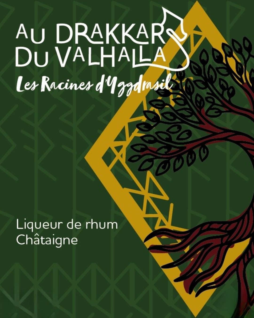 liqueur de rhum châtaigne au drakkar du valhalla viking